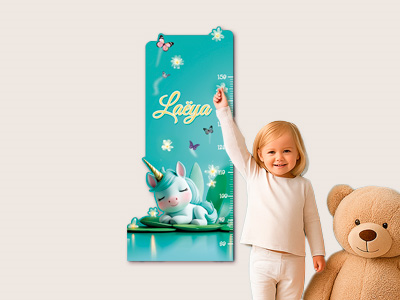 Toise personnalisée en bois