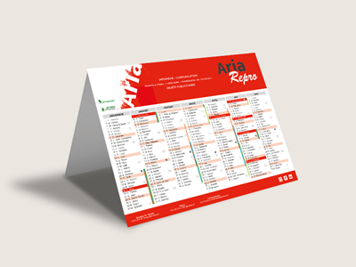 Calendrier Chevalet Vertical