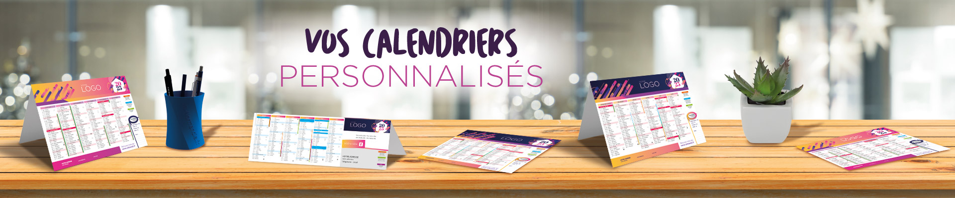 Calendriers personalisés